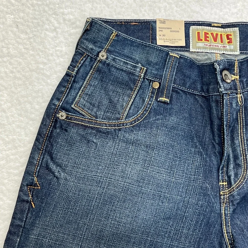 Levi's‎ The Original Jeans RAMP Flap Front Short Denim Blue Men's W30 VTG NWT